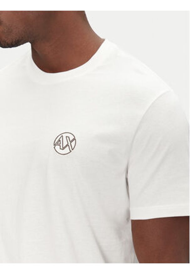Armani Exchange T-Shirt XM000558 AF10358 U0009 Biały Regular Fit. Kolor: biały. Materiał: bawełna