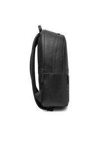 TOMMY HILFIGER - Tommy Hilfiger Plecak Th Monogram Backpack AM0AM13208 Czarny. Kolor: czarny. Materiał: skóra #5