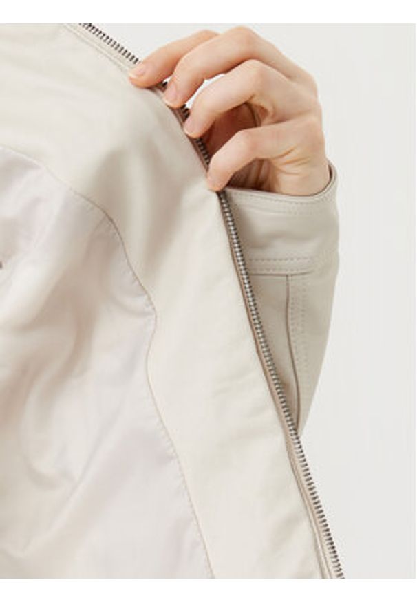 only - ONLY Kurtka z imitacji skóry Bandit 15081400 Beżowy Regular Fit. Kolor: beżowy. Materiał: skóra