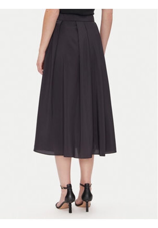 DKNY Spódnica trapezowa P5AN7A13 Czarny Loose Fit. Kolor: czarny. Materiał: syntetyk