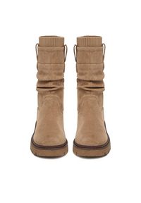 Clara Barson Botki CEO-WS6332-01 Beżowy. Kolor: beżowy. Materiał: materiał #2
