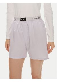 Calvin Klein Underwear Szorty piżamowe 000QS6972E Fioletowy Relaxed Fit. Kolor: fioletowy. Materiał: bawełna #1