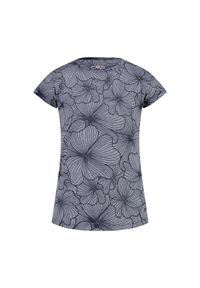 Koszulka dla dziewczynki CMP. Kolor: niebieski. Wzór: kwiaty #1