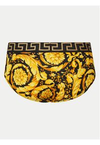 VERSACE - Versace Slipy 1001383 1A11188 Żółty. Kolor: żółty. Materiał: bawełna #7