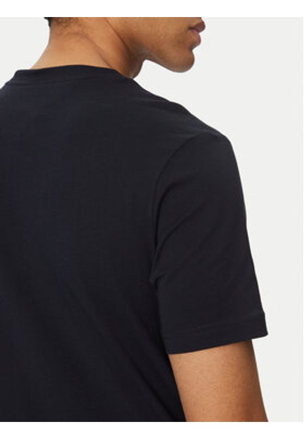 TOMMY HILFIGER - Tommy Hilfiger T-Shirt Flag Box MW0MW38636 Granatowy Regular Fit. Kolor: niebieski. Materiał: bawełna