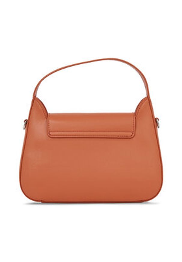 Calvin Klein Torebka Re-Lock Crossbody W/Flap Sm K60K610770 Brązowy. Kolor: brązowy. Materiał: skórzane