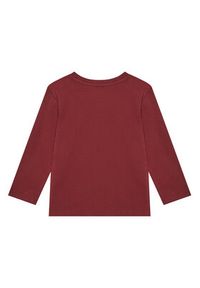 Guess Bluzka N5YI23 K8HM4 Bordowy Regular Fit. Kolor: czerwony. Materiał: bawełna #3