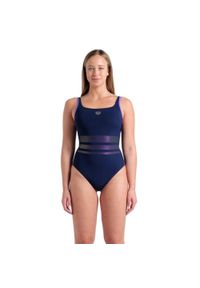 Strój kąpielowy damski jednoczęściowy modelujący basen Arena Bodylift. Kolor: niebieski