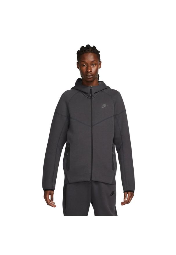 Nike - Męska Kurtka Sportswear Tech Fleece Windrunner. Kolor: szary