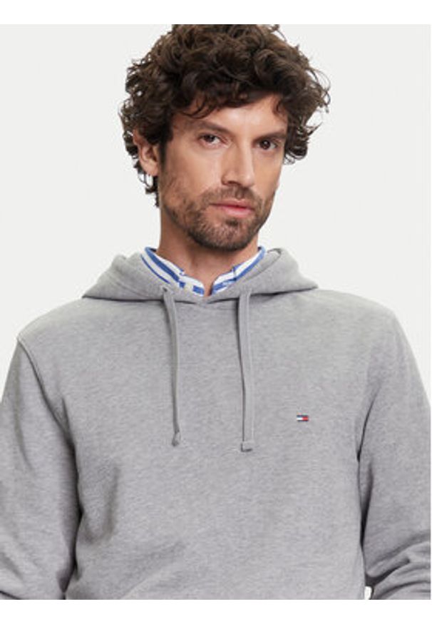 TOMMY HILFIGER - Tommy Hilfiger Bluza Essential MW0MW37235 Szary Regular Fit. Kolor: szary. Materiał: bawełna