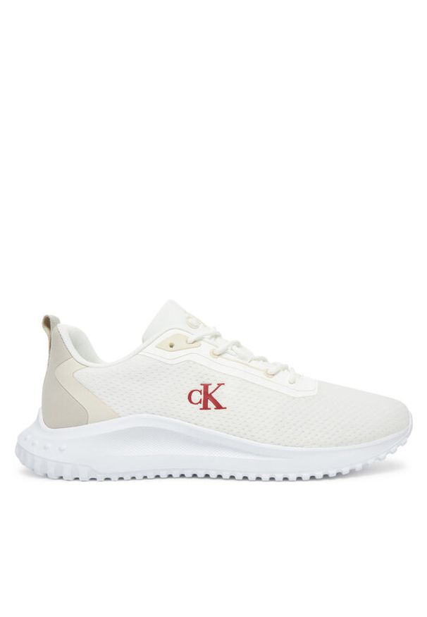 Calvin Klein Jeans Sneakersy Eva Runner Mix Mesh YM0YM01285 Biały. Kolor: biały. Materiał: materiał