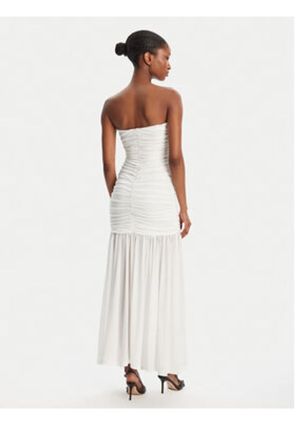 BARDOT - Bardot Sukienka wieczorowa Solana Mesh 59875DB2 Biały Slim Fit. Kolor: biały. Materiał: syntetyk. Styl: wizytowy
