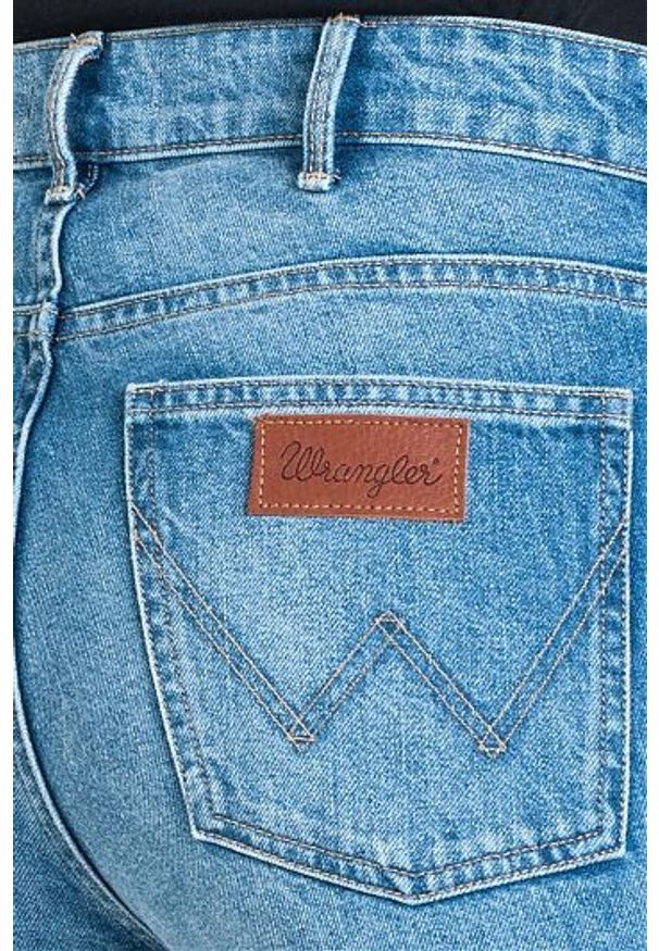 Wrangler - WRANGLER RETRO SLIM DAMSKIE SPODNIE JEANSOWE RETRO BLUE W239GW071 112127894. Styl: retro