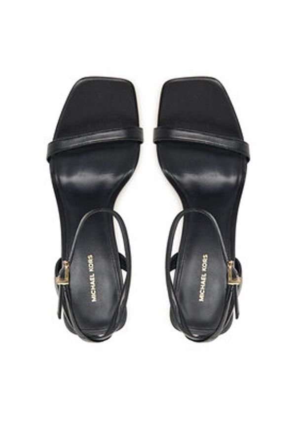 MICHAEL Michael Kors Sandały Liana 40T5LNHS2L Czarny. Kolor: czarny. Materiał: skóra