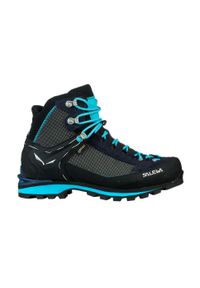 Buty Trekkingowe Damskie Salewa Crow Gtx. Kolor: niebieski. Materiał: syntetyk, materiał, guma. Styl: sportowy #2