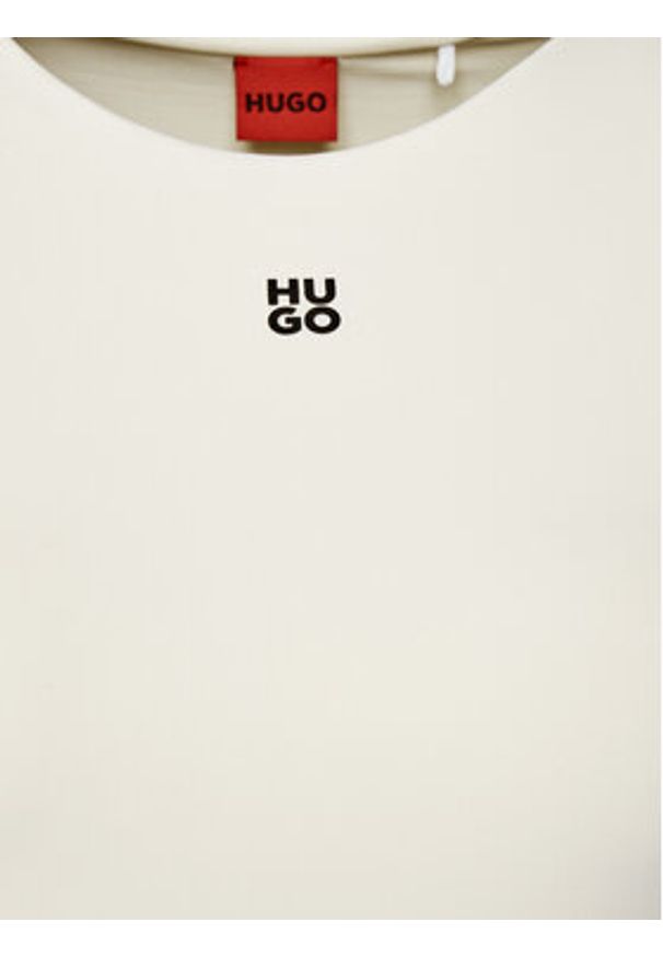 Hugo - HUGO Body Dasiel 50545196 Écru Slim Fit. Materiał: syntetyk