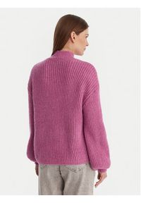 Vero Moda Sweter Ellie 10346753 Fioletowy Oversize. Kolor: fioletowy. Materiał: syntetyk #4