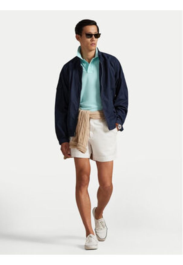 Polo Ralph Lauren Polo 710536856500 Turkusowy Slim Fit. Typ kołnierza: polo. Kolor: turkusowy. Materiał: bawełna