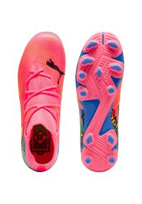 Buty piłkarskie Puma Future 7 Match Njr FG/AG Jr 107841 01 różowe. Kolor: różowy. Materiał: dzianina, syntetyk. Szerokość cholewki: normalna. Sport: piłka nożna #5