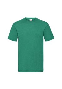 FRUIT OF THE LOOM - Koszulka Unisex Dla Dorosłych Valueweight. Kolor: zielony
