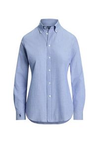 Polo Ralph Lauren Koszula 211941509004 Błękitny Slim Fit. Typ kołnierza: polo. Kolor: niebieski. Materiał: bawełna #6