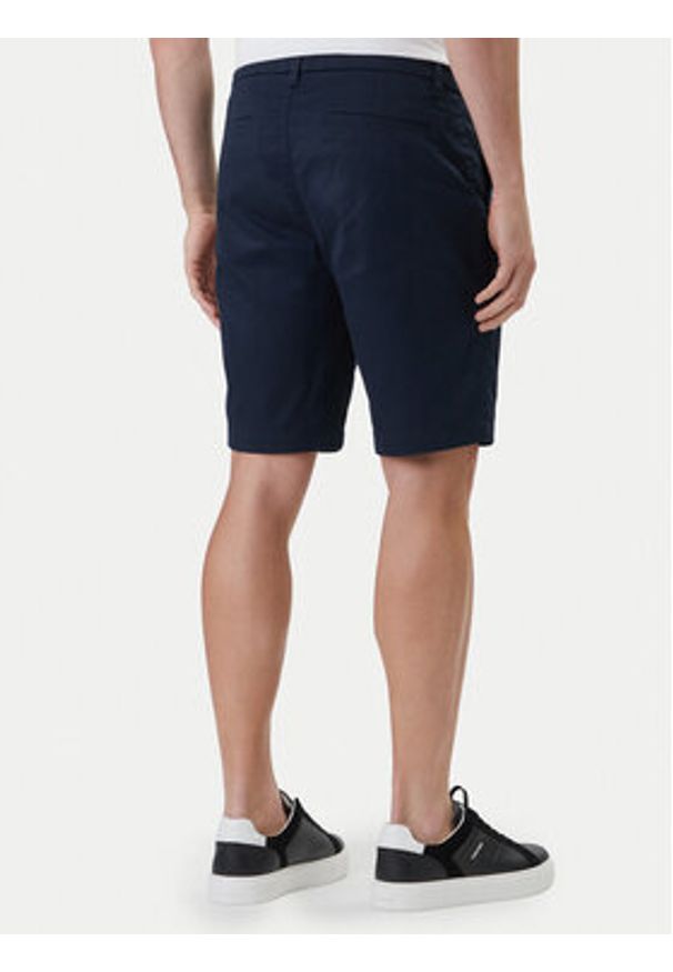 Calvin Klein Szorty materiałowe LV04LF601G Granatowy Regular Fit. Kolor: niebieski. Materiał: bawełna