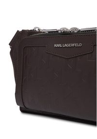 Karl Lagerfeld - KARL LAGERFELD Plecak A1M30004 Brązowy. Kolor: brązowy. Materiał: skóra #2