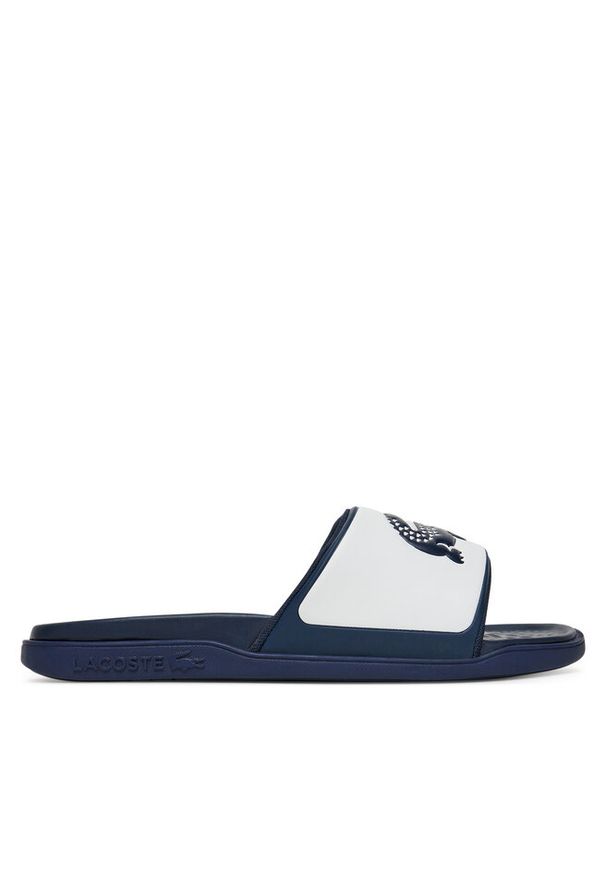 Klapki Lacoste. Wzór: kolorowy