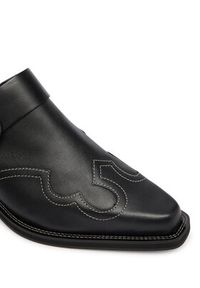 Tommy Jeans Klapki Archive Cowboy Mule Leather EN0EN03063 Czarny. Kolor: czarny. Materiał: skóra #2