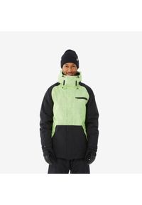 DREAMSCAPE - Kurtka snowboardowa męska Dreamscape SNB 100. Kolor: żółty. Materiał: materiał. Sezon: zima. Sport: snowboard #1
