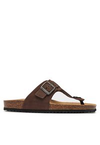 Geox Japonki U Sandal Ghita D U159VD 00032 C6024 Brązowy. Kolor: brązowy. Materiał: skóra, nubuk