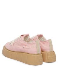 Inuikii Sneakersy Matilda Frayed 1001-001-0181 Różowy jasny. Kolor: różowy. Materiał: materiał #6
