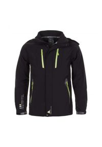 PEAK MOUNTAIN - Dziecięca kurtka softshellowa Peak Mountain Ecilo. Kolor: czarny. Sezon: zima. Sport: narciarstwo #1