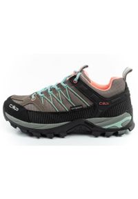 Buty damskie trekkingowe CMP Rigel wodoodporne. Kolor: wielokolorowy. Materiał: materiał, skóra. Szerokość cholewki: normalna