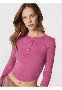 BDG Urban Outfitters Bluzka 75260075 Różowy Regular Fit. Kolor: różowy. Materiał: bawełna
