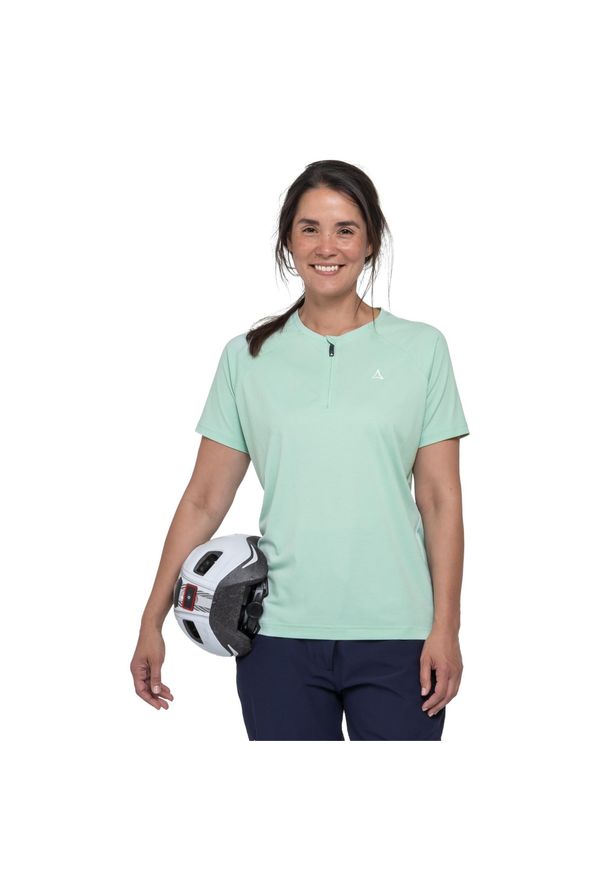 SCHÖFFEL - Koszulka rowerowa damska Schöffel Circ Wetluga. Kolor: zielony. Sport: kolarstwo