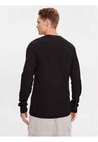 Calvin Klein Jeans Longsleeve J30J323481 Czarny Slim Fit. Kolor: czarny. Materiał: bawełna, lyocell. Długość rękawa: długi rękaw