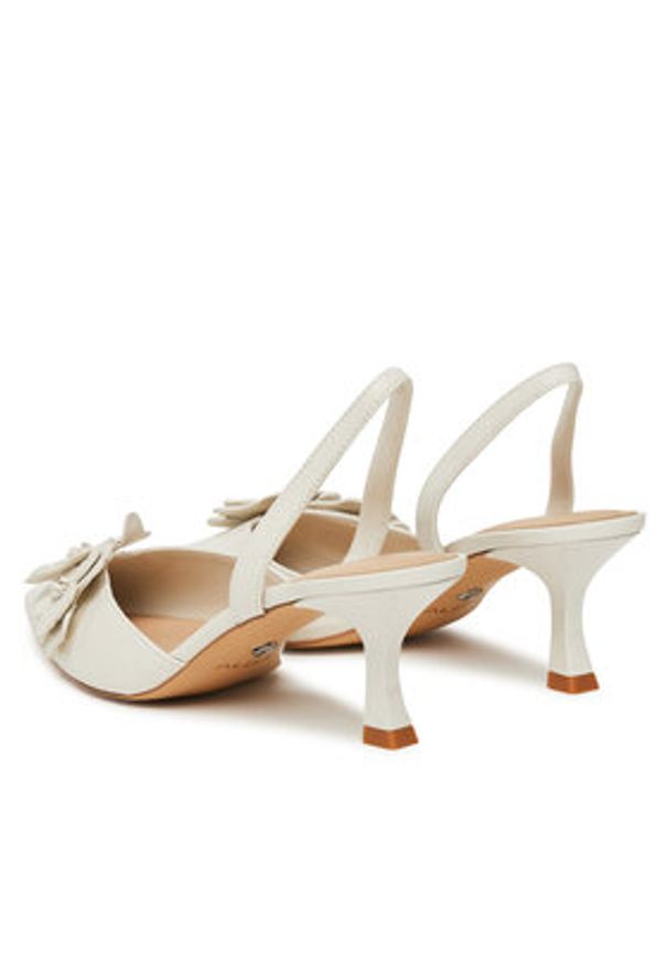 Aldo Sandały Leilania 13966836 Biały. Kolor: biały. Materiał: skóra