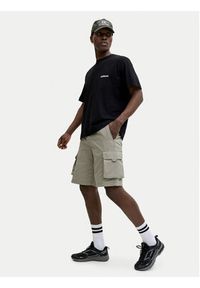 Jack & Jones Szorty materiałowe Cole Ivan 12288611 Zielony Regular Fit. Kolor: zielony. Materiał: syntetyk #2