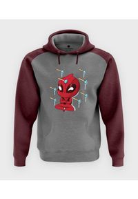 MegaKoszulki - Bluza męska dwukolorowa Cute Deadpool #1