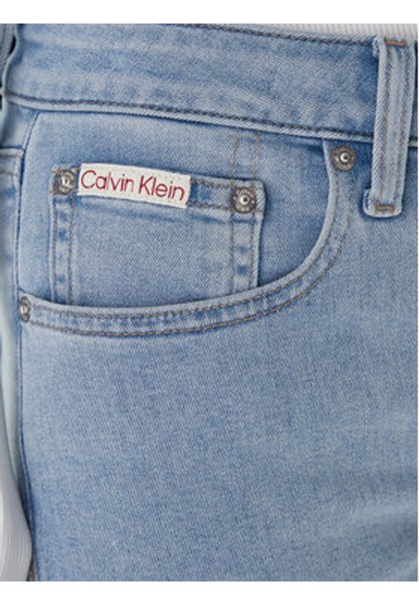 Calvin Klein Jeans Jeansy LV047E617G Niebieski Skinny Fit. Kolor: niebieski