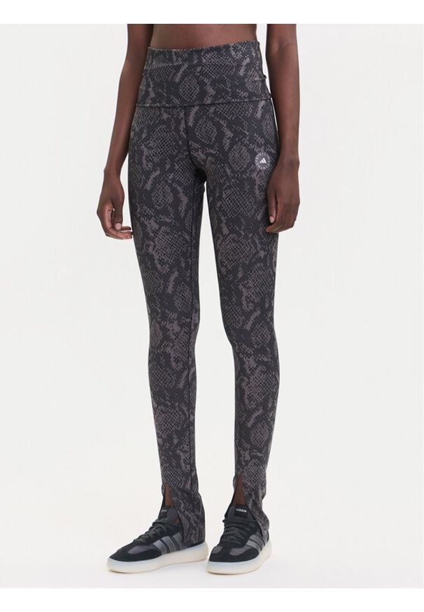 Adidas by Stella McCartney - adidas by Stella McCartney Legginsy Training Rolltop Splitcuff JW4575 Szary Slim Fit. Kolor: szary. Materiał: syntetyk