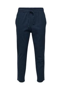 Only & Sons Spodnie materiałowe 22024966 Granatowy Tapered Fit. Kolor: niebieski. Materiał: bawełna #4