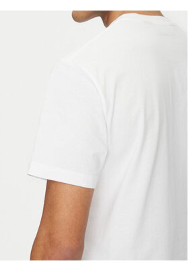 Just Cavalli T-Shirt 78OAHT14 Biały Regular Fit. Kolor: biały. Materiał: bawełna