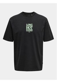 Only & Sons T-Shirt Kenny 22028736 Czarny Relaxed Fit. Kolor: czarny. Materiał: bawełna #5
