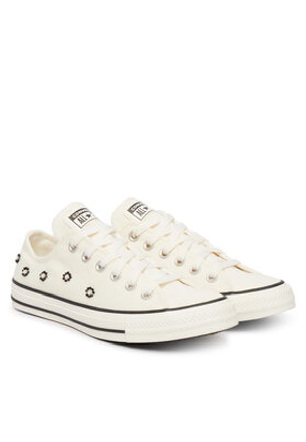 Converse Trampki Chuck Taylor All Star Beads A17784C Écru. Kolor: kremowy. Materiał: materiał