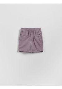 Reserved - Bawełniane szorty - fioletowy. Kolor: fioletowy. Materiał: bawełna #1
