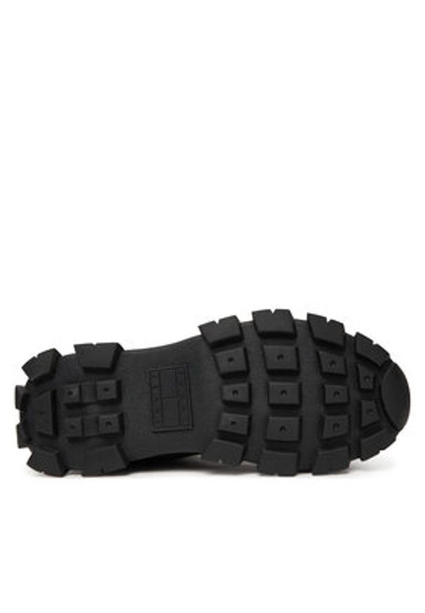 Tommy Jeans Trekkingi Tjm Hybrid Boot EM0EM01633 Czarny. Kolor: czarny. Materiał: skóra, zamsz. Sport: turystyka piesza