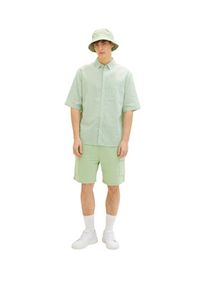 Tom Tailor Denim Koszula 1034920 Zielony Regular Fit. Kolor: zielony. Materiał: bawełna, denim #4