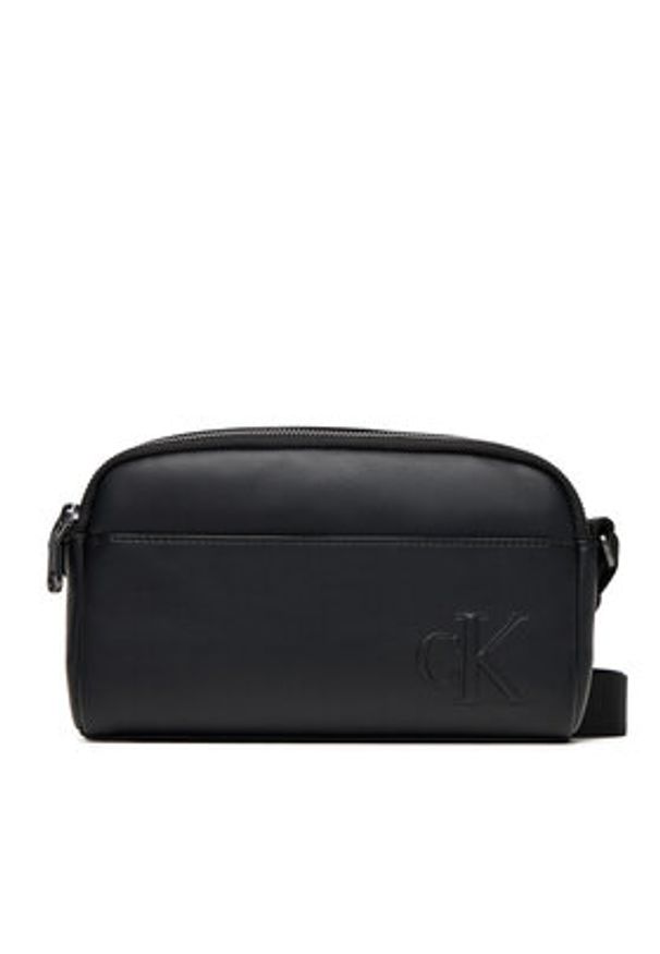 Calvin Klein Saszetka Ck Camera Bag LV04D3247G Czarny. Kolor: czarny. Materiał: skóra